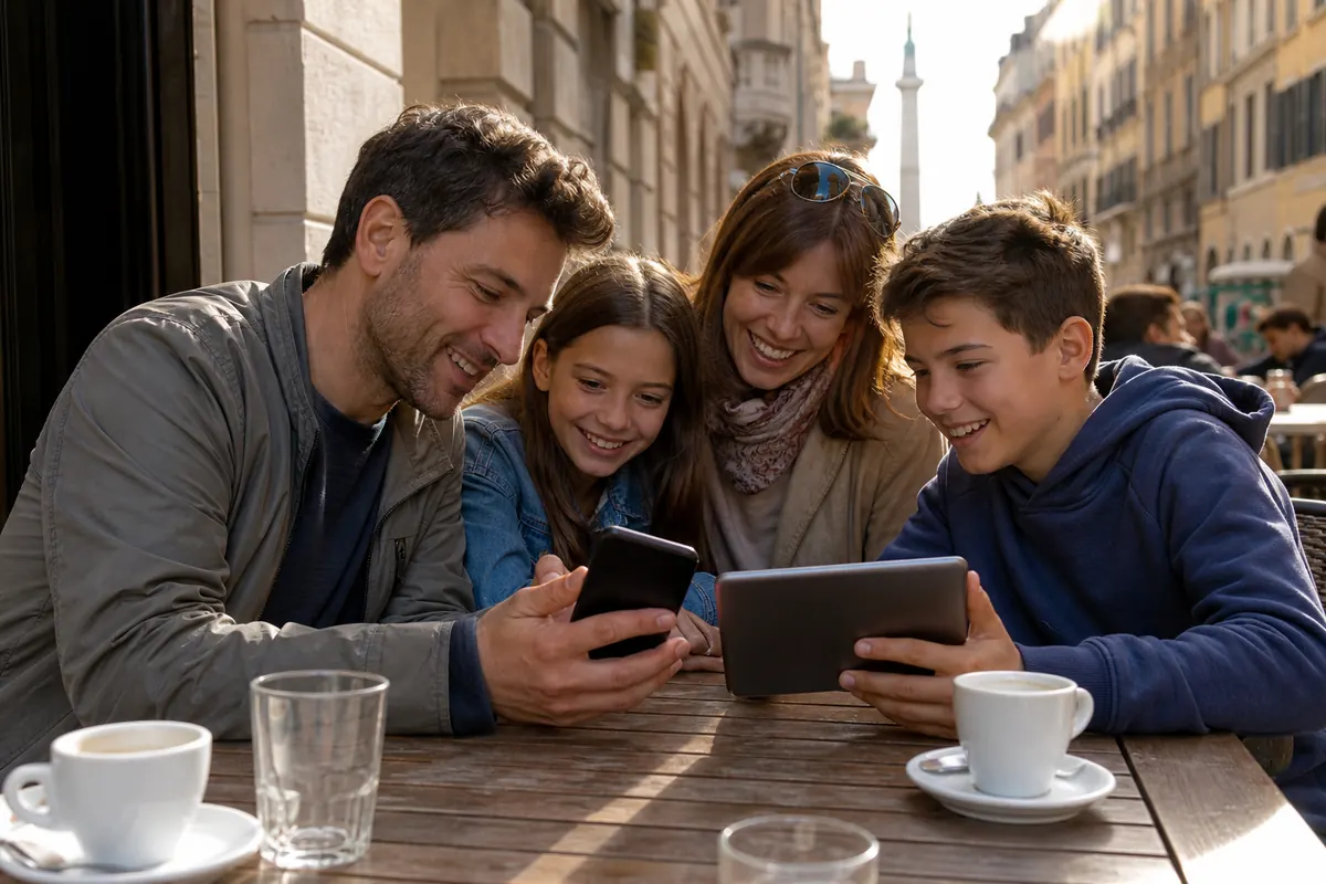 Partage de connexion entre un iPhone et un iPad au café